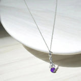 Amethyst Enchanted Heart Pendant - LA TATVA