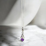 Amethyst Enchanted Heart Pendant - LA TATVA