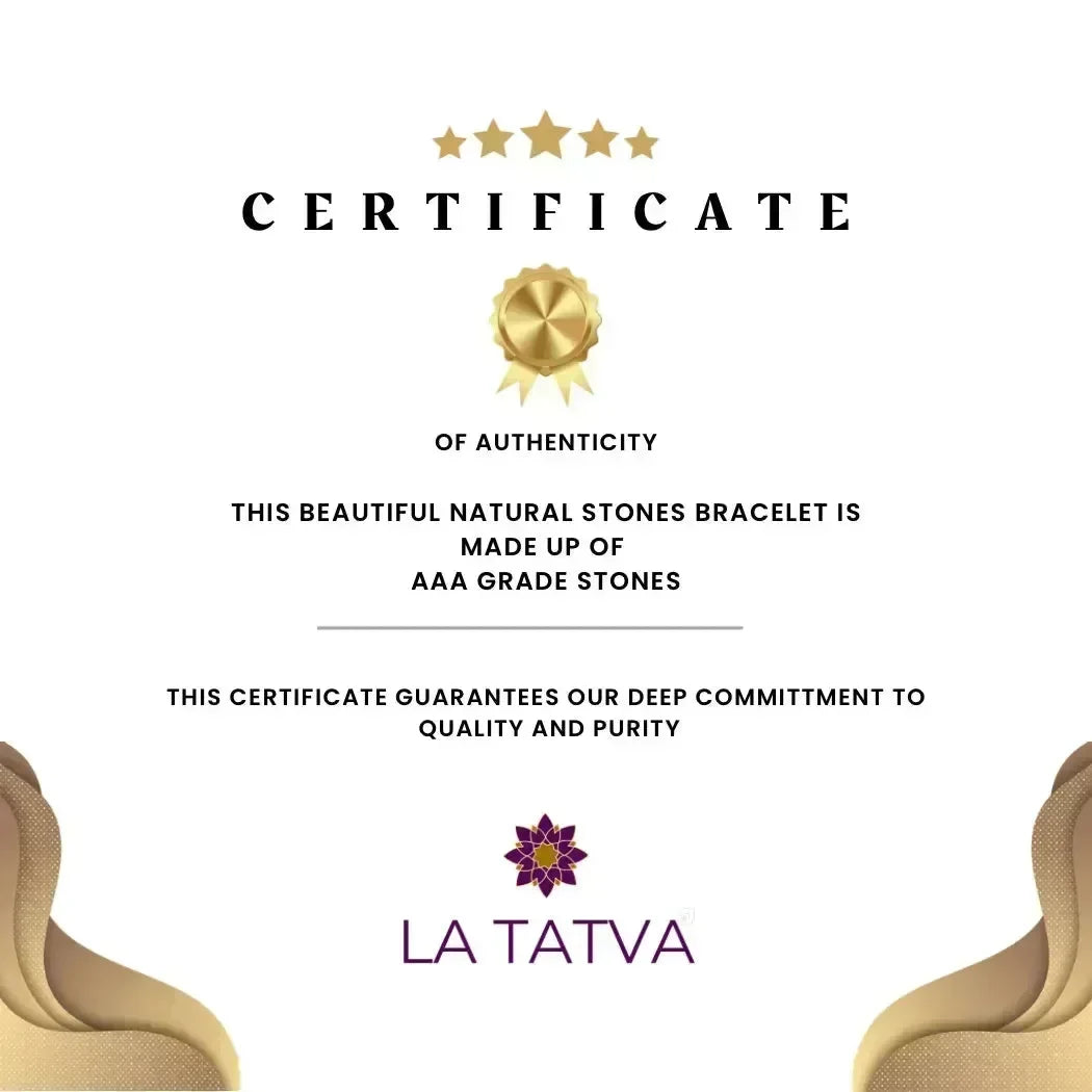 Blue Apatite Bracelet - Classic Round - LA TATVA