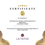 Blue Apatite Bracelet - Classic Round - LA TATVA