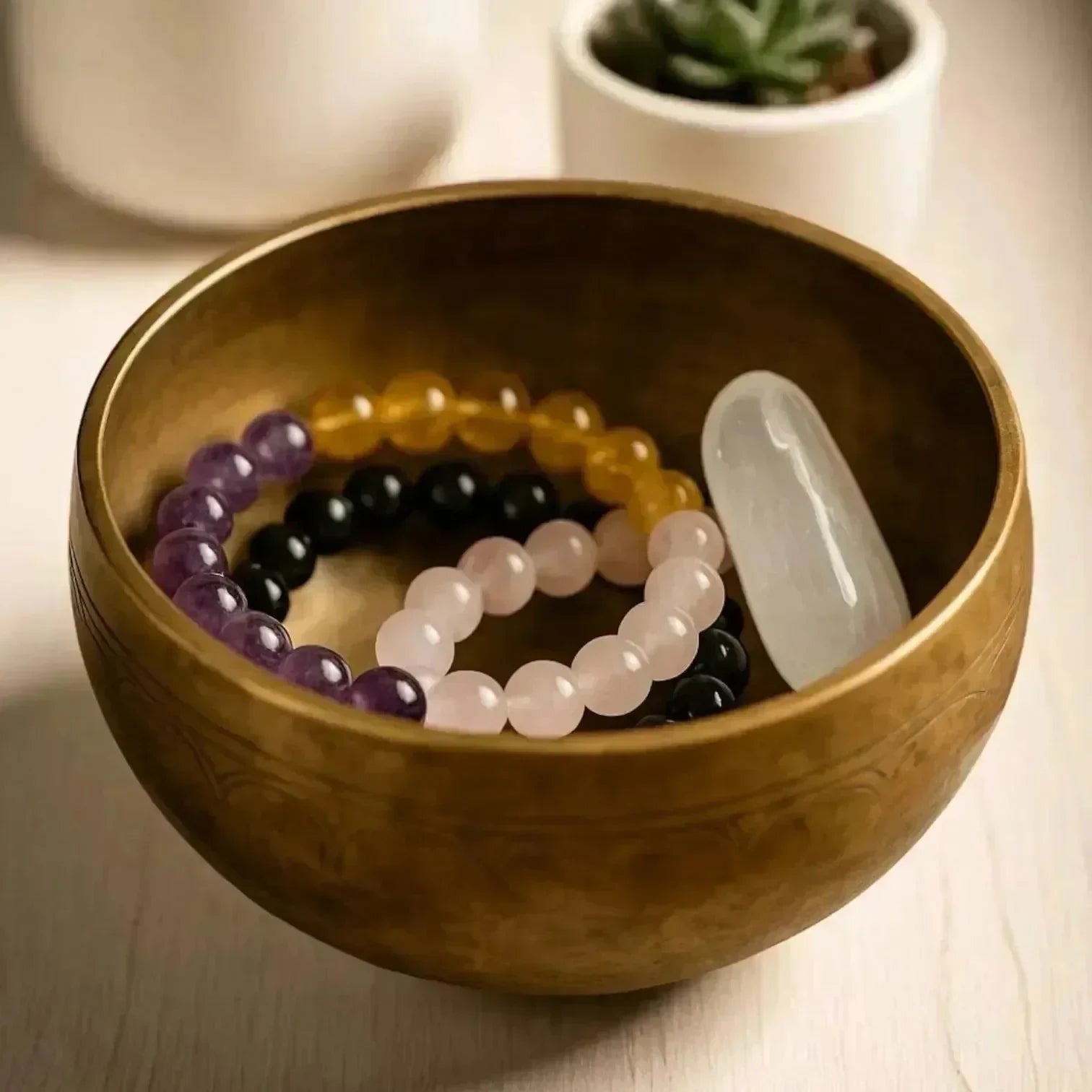 FREE - Charge Crystals with Selenite - Tumble - LA TATVA