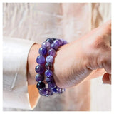 Delicate Amethyst Bracelet – Sparkling Stones of Elegance & Calm - LA TATVA