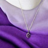 Elegant 925 Silver Amethyst Pendant - LA TATVA