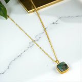 Emerald Pendant – May Birthstone Pendant - LA TATVA