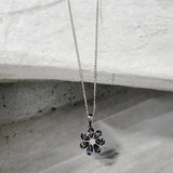 Enchanting Blossom: Mystic Quartz Flower Pendant - LA TATVA