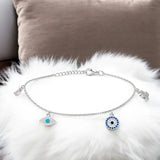 Evil Eye 925 Silver Bracelet - LA TATVA