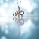 Gaj Gamini Amethyst Pendant - LA TATVA