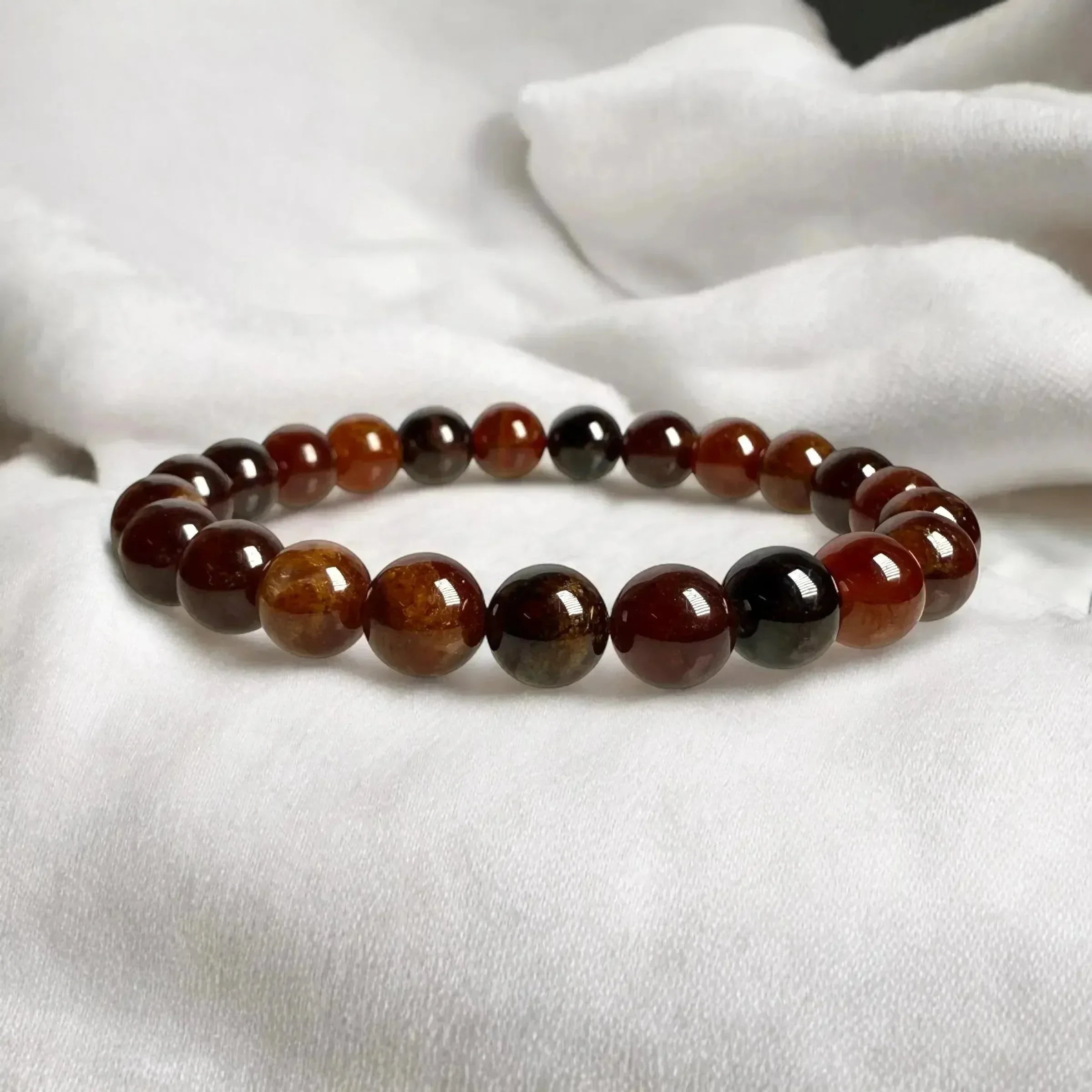 Hessonite (Gomed) Bracelet – Wealth, Protection & Spiritual Growth - LA TATVA