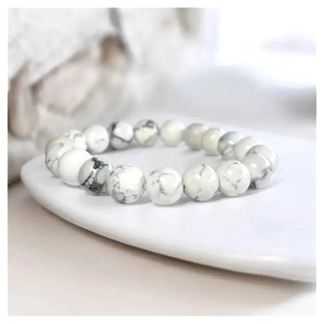 Howlite Bracelet Classic Round