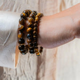Protection and Grounding Crystal - Tiger Eye Classic Round - LA TATVA