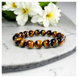 Protection and Grounding Crystal - Tiger Eye Classic Round - LA TATVA