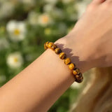 Protection and Grounding Crystal - Tiger Eye Classic Round - LA TATVA