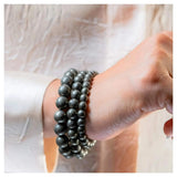 Raw Pyrite Bracelet - Classic Round - LA TATVA