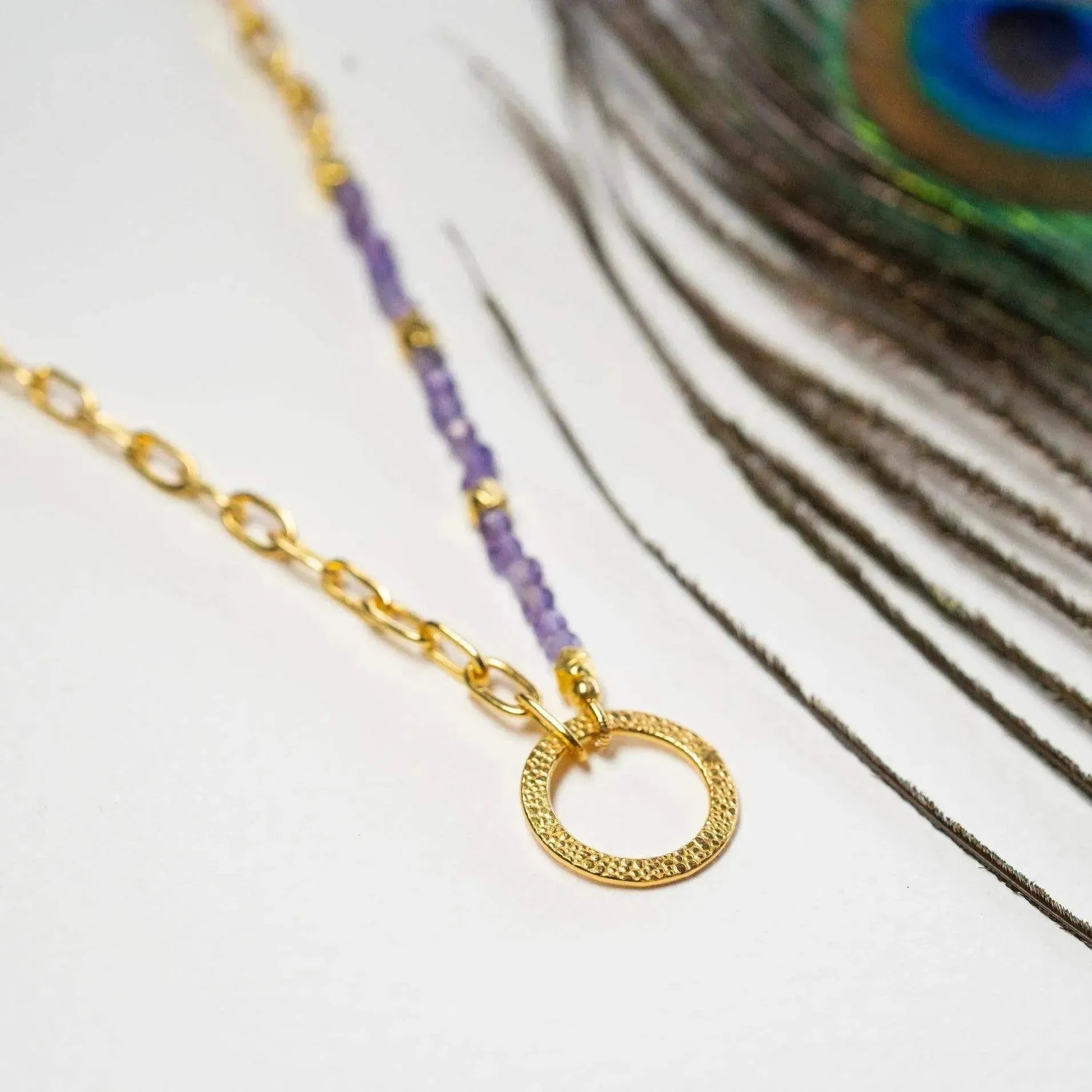 Amethyst Eternal Love Necklace - LA TATVA
