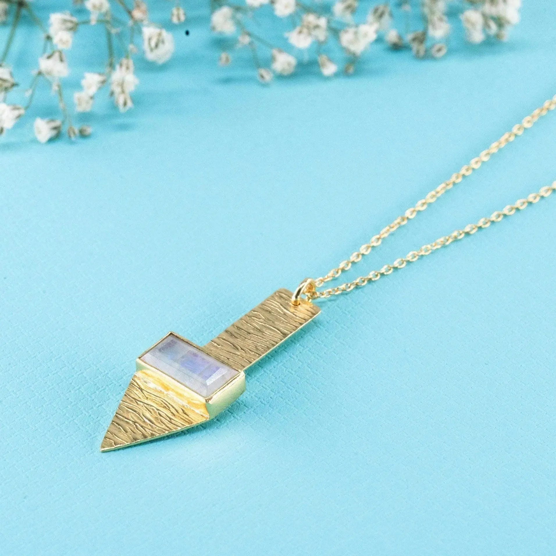 Stone of Abundance : Moonstone Pendant - LA TATVA