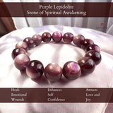 Purple Lepidolite - Stone of Spiritual Awakening