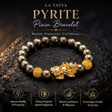 Pixiu Pyrite Bracelet – Wealth, Protection & Energy Shield
