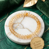 Raw Natural Citrine Bracelet - Royale Wealth Stone