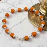Pure Silver Rudraksha Bracelet