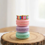 Gold Prism Bliss Ring : Multicolour Band