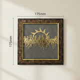 7 Horses on Raw Pyrite Frame — Seven Horse Frame