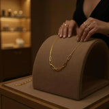 925 Silver Paper Clip Neck Chain - LA TATVA