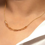 925 Silver Paper Clip Neck Chain - LA TATVA