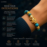 Pixiu Turquoise Bracelet – Wealth, Protection & Energy Shield