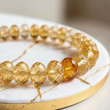 Raw Natural Citrine Bracelet - Royale Wealth Stone