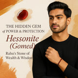 Hessonite (Gomed) Bracelet – Wealth, Protection & Spiritual Growth