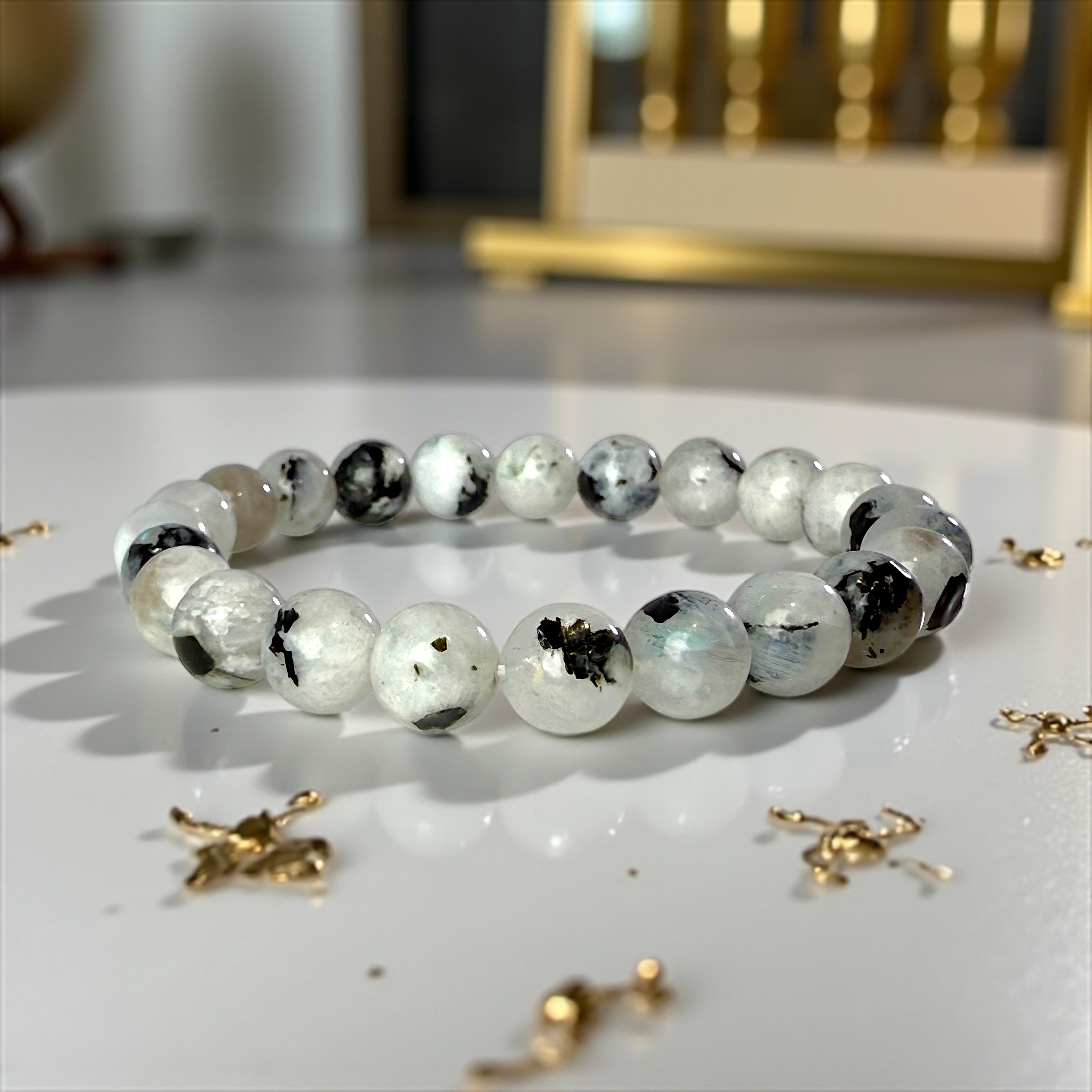Rainbow Moonstone Classic Round - Fortune Stone