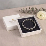 Metal Karungali Bracelet (Silver) | Protection • Grounding • Strength