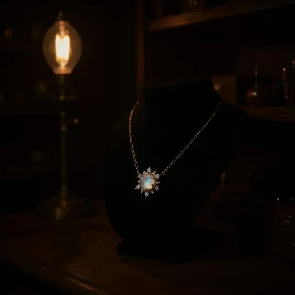 Moonstone Radiance Pendant