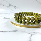 Raw Peridot Bracelet – Abundance, Emotional Healing & Positive Energy