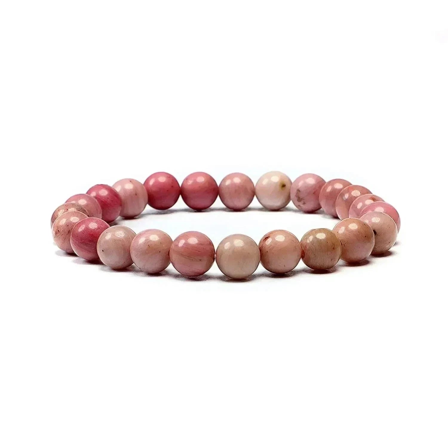 Pink Rhodonite Bracelet - Stone of Compassion and Healing