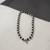 Silver Capped Karungali Malai (Black Ebony) – Aura Protection • Strength • Divine Clarity