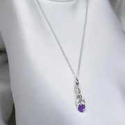 Amethyst Enchanted Heart Pendant