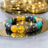 Attract Money Wealth and Abundance - Mixel Stone Bracelet - LA TATVA