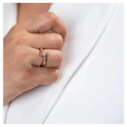 Blossom Brilliance Rose Gold Statement Ring