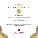 Blue Apatite Bracelet - Classic Round - LA TATVA