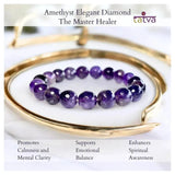 Delicate Amethyst Bracelet – Sparkling Stones of Elegance & Calm - LA TATVA