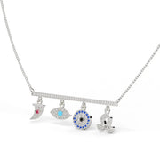 Evil Eye 925 Silver Necklace