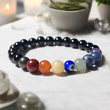 Evil Eye Protection - Mixel Stones Bracelet - LA TATVA