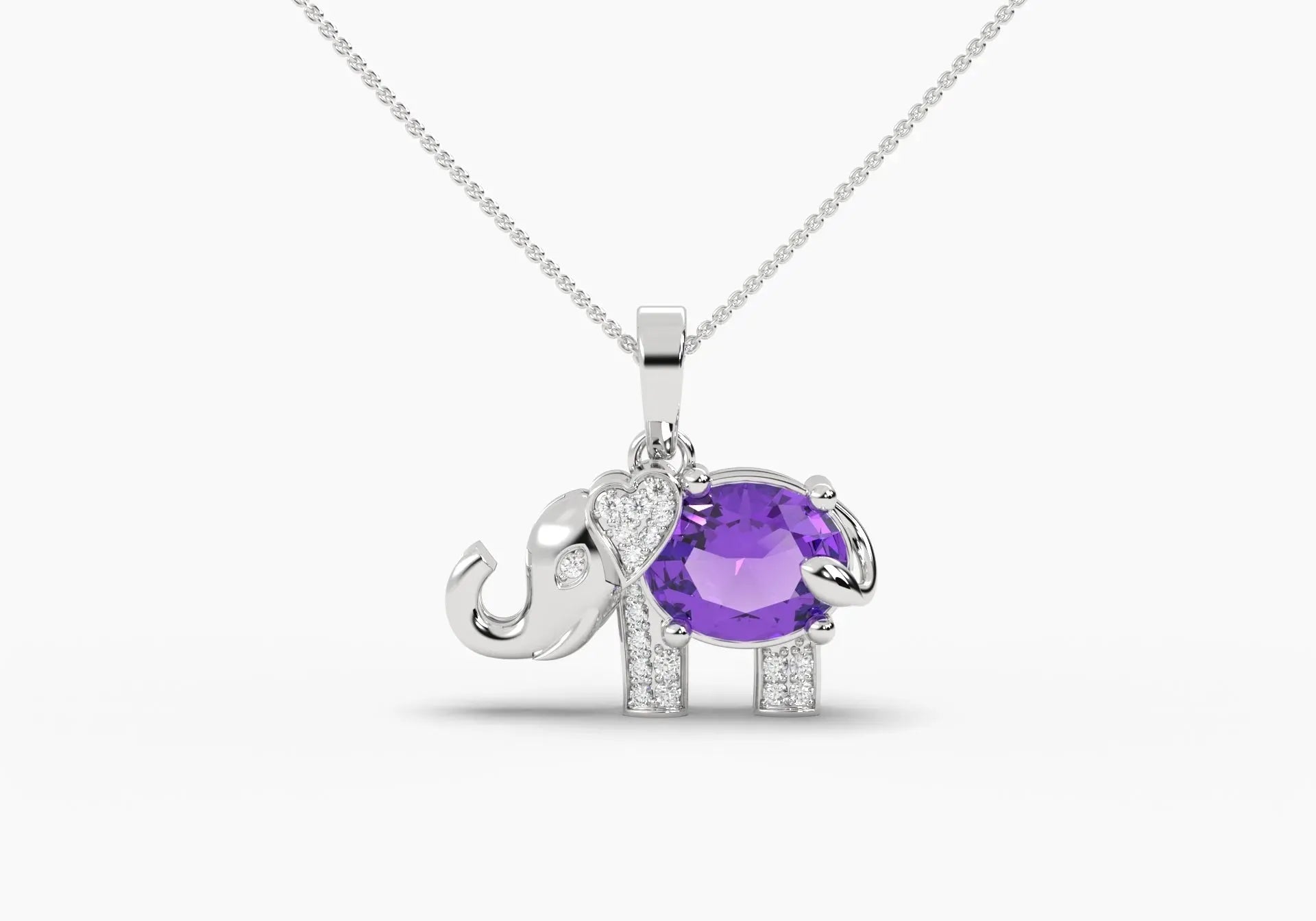 Gaj Gamini Amethyst Pendant - LA TATVA