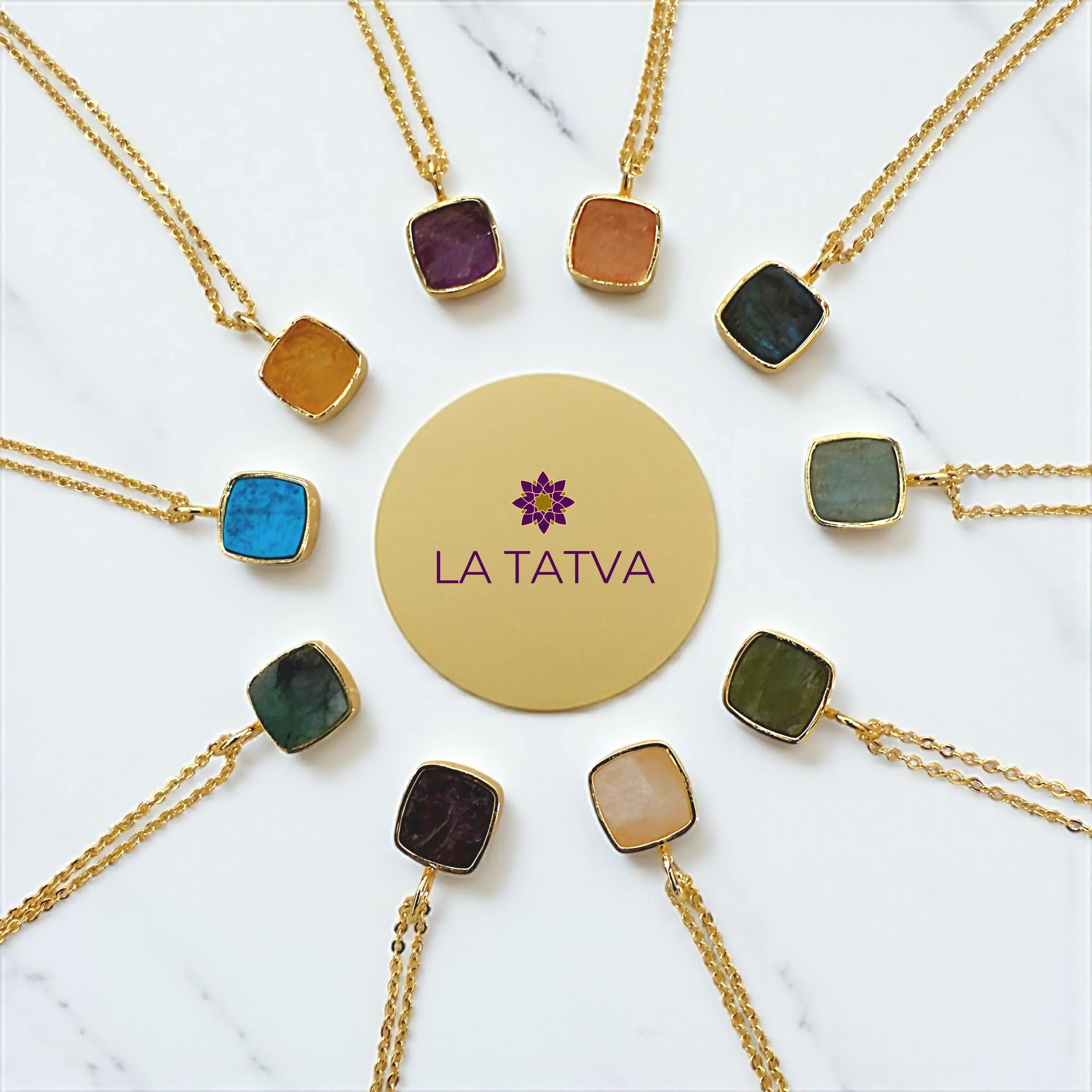 Blue Sapphire Pendant – September Birthstone - LA TATVA