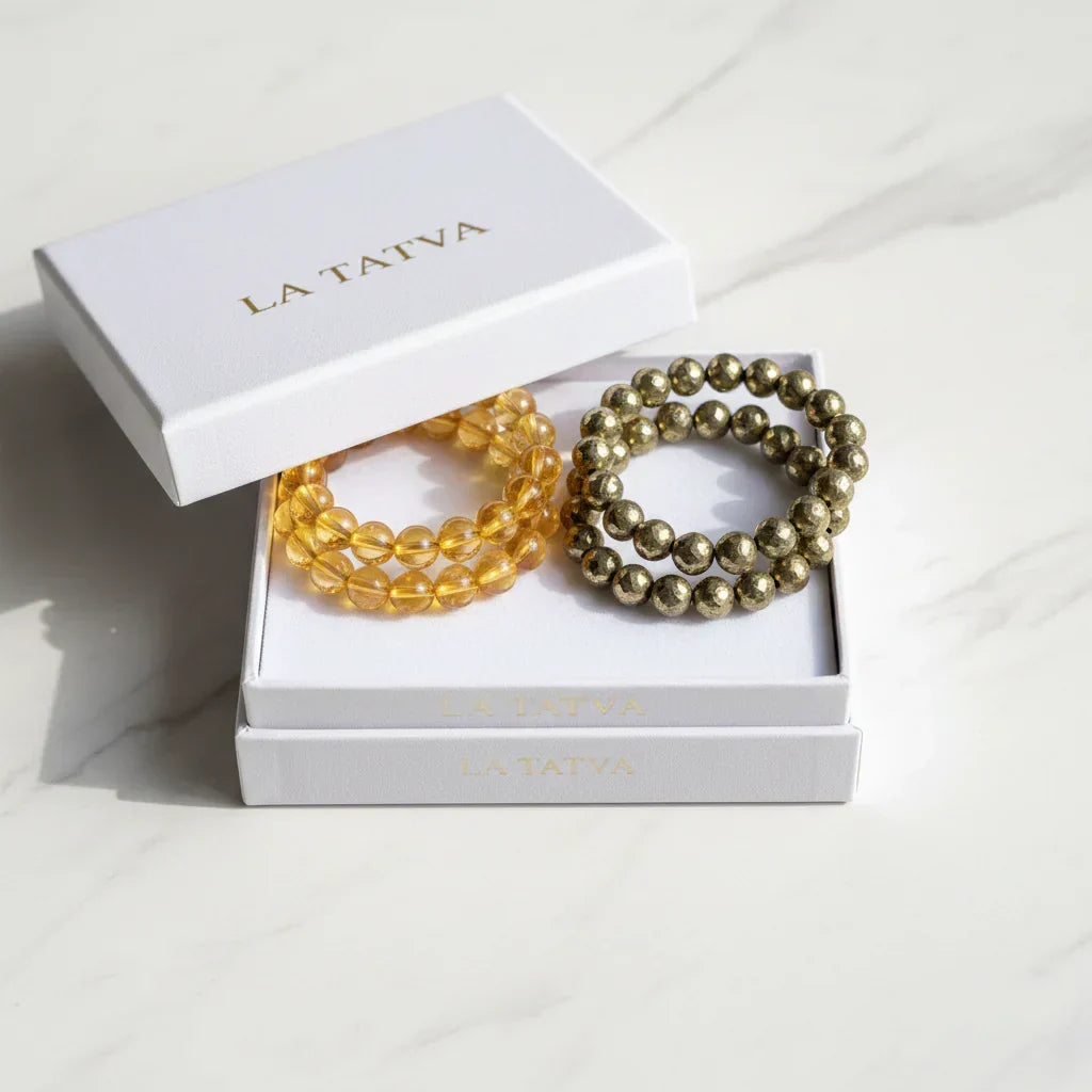 Crystal Stack Wealth Edit with LA TATVA Gift Box