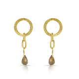 Labradorite Eternal Love danglers - Stone of Emotional Healing - LA TATVA