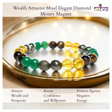 Money Magnet Bracelet - Elegant Diamond - LA TATVA