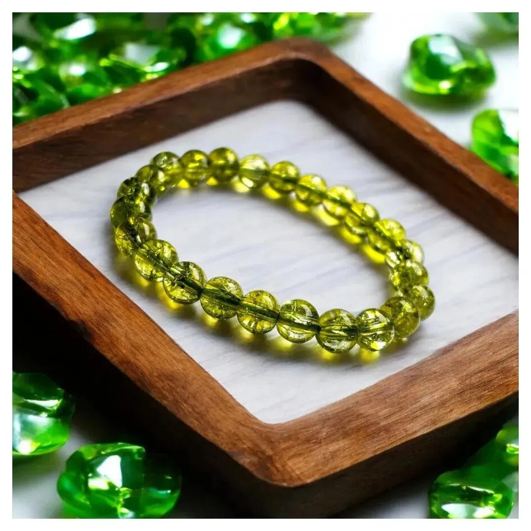 Peridot Bracelet – Abundance, Emotional Healing & Positive Energy - LA TATVA