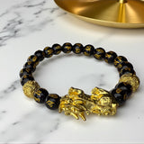 Pixiu  Bracelet Black Obsidian– Wealth, Protection & Energy Shield